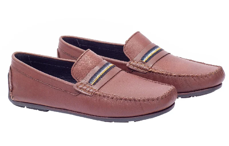 MENS LEATHER LOAFER SHOE 98615