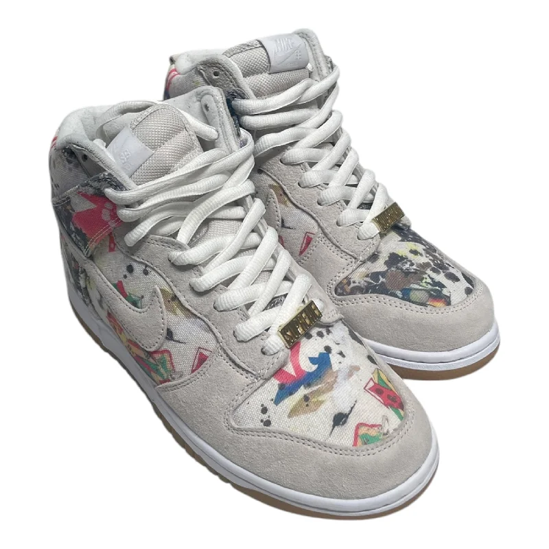 NIKE SB/Supreme/Hi-Sneakers/US 8/All Over Print/Cotton/MLT/DUNK HIGH RAMMELLZEE