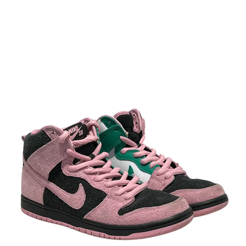 NIKE SB/Hi-Sneakers/US 8/Suede/PNK/DUNK HI INVERT CELTICS