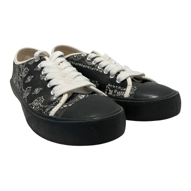 MIHARA YASUHIRO/Low-Sneakers/US 9.5/Cotton/BLK/Paisley