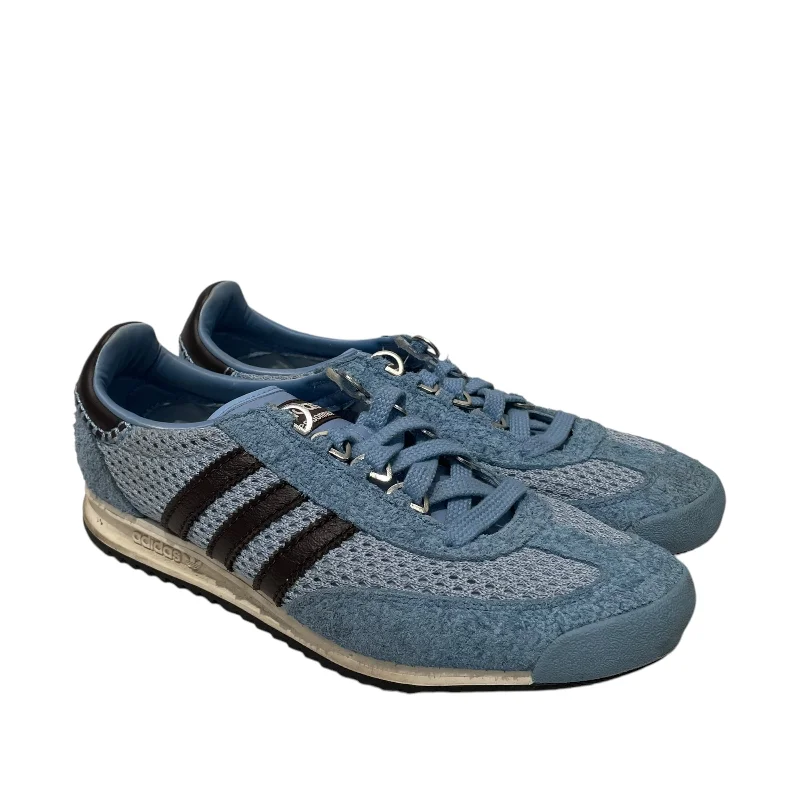 WALES BONNER/Low-Sneakers/US 9.5/Suede/BLU/