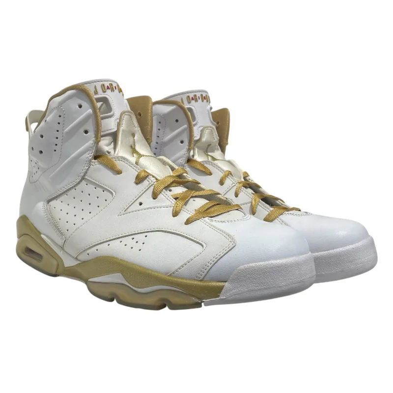 NIKE/Hi-Sneakers/US 13/Leather/WHT/Air Jordan 6 GMP