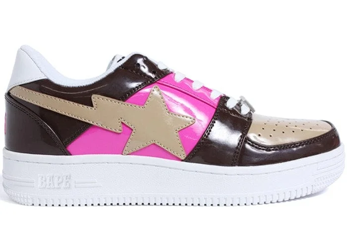 A Bathing Ape Bape Sta Low Brown Pink Beige (2017)