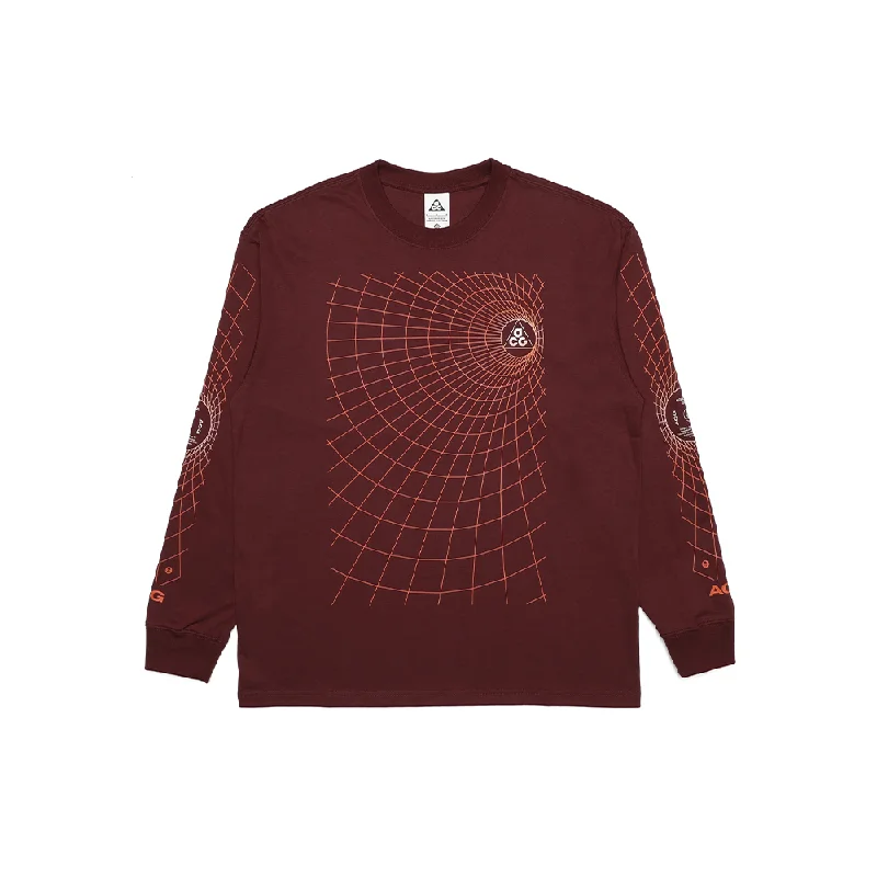 ACG "Manhole" LS T-Shirt 'Night Maroon'