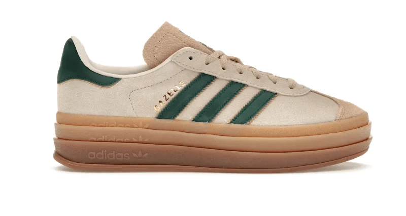 adidas Gazelle Bold Magic Beige Collegiate Green (Women's)