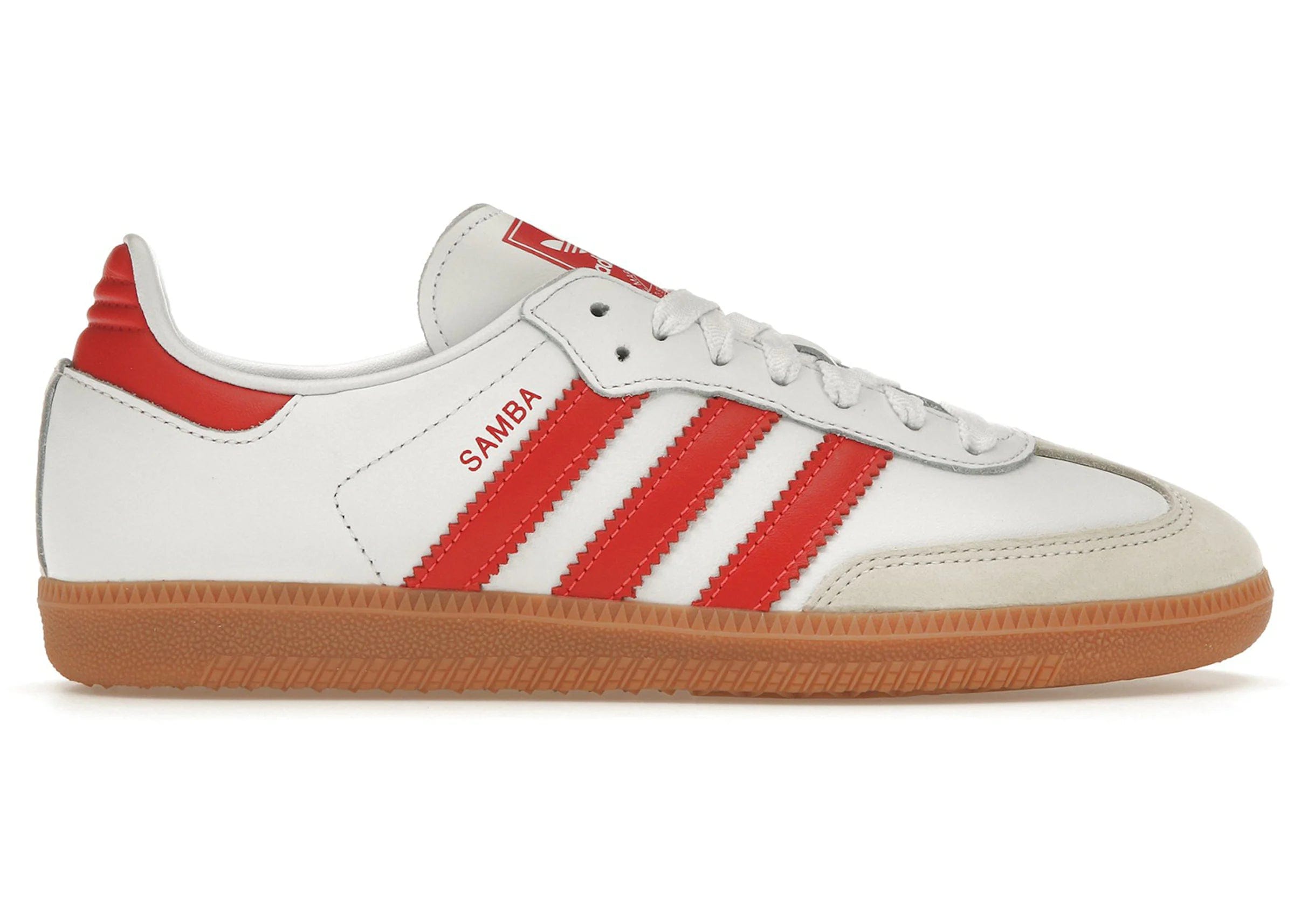 adidas Samba OG White Solar Red Gum (Women's)