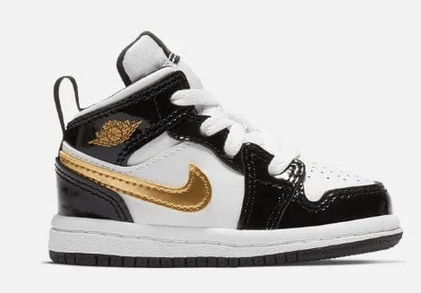 Air Jordan 1 Mid(TD) - Black/Gold