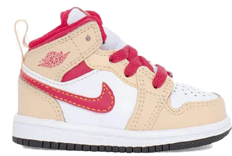 Air Jordan 1 Mid(TD) - Light Curry Cardinal