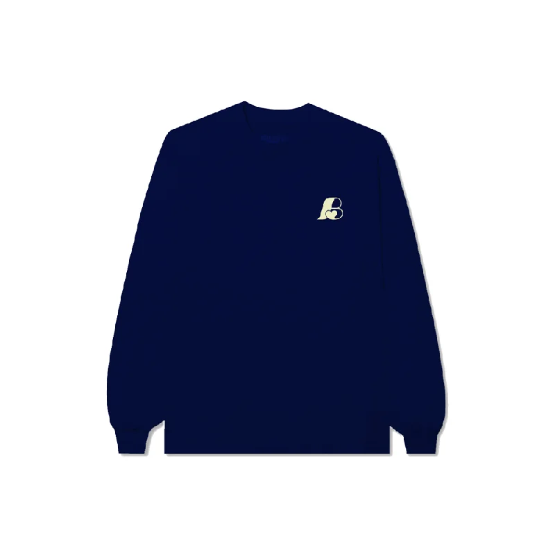 B Logo L/S Tee 'Navy'