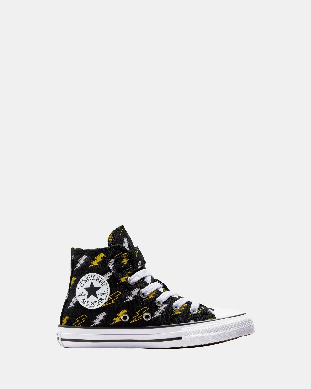 Chuck Taylor All Star 1v Hi Electric Bolt Youth Black/Golden Wren