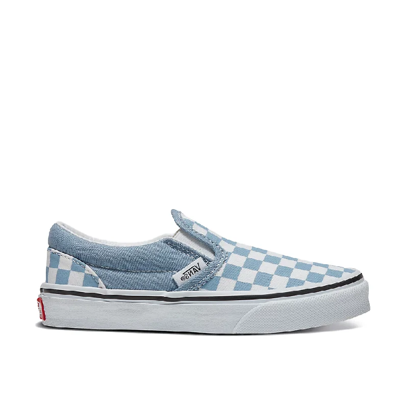 Classic Slip-On 'Checkerboard Dusty Blue'