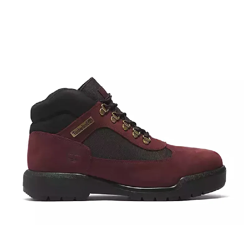 Field Boot Mid Lace Waterproof 'Burgundy Nubuck'