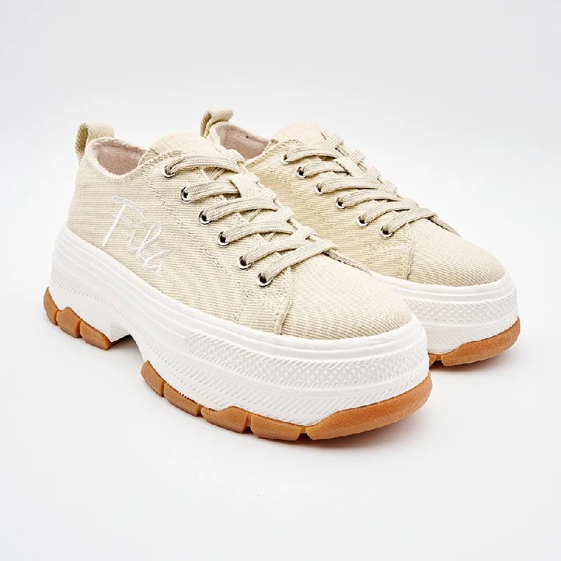 FILA Reese Platforms Sneaker - Beige/Gum