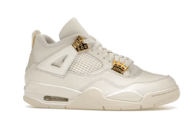 Jordan 4 Retro Metallic Gold (Women's)