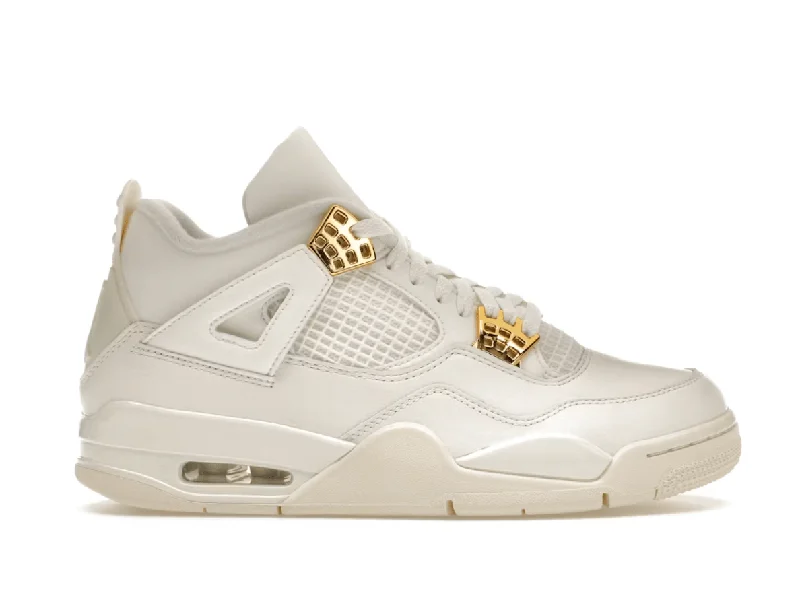 Jordan 4 Retro Metallic Gold (Women's)