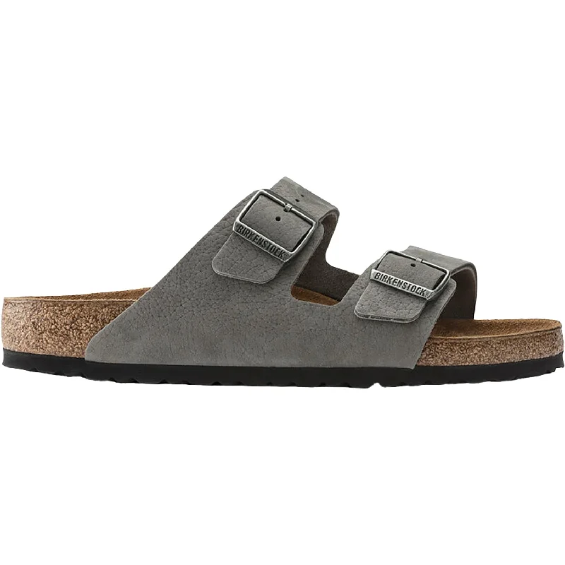 Men's Birkenstock Arizona Desert Buck/Whale Grey Nubuck