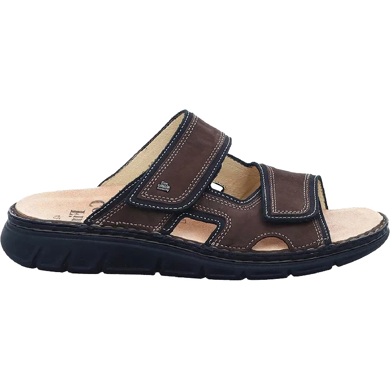 Men's Finn Comfort Thasos Grizzly Brown/Black Leather