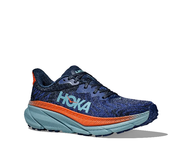 Men's Hoka Challenger 7 Color: Bellwether Blue/Stone Blue