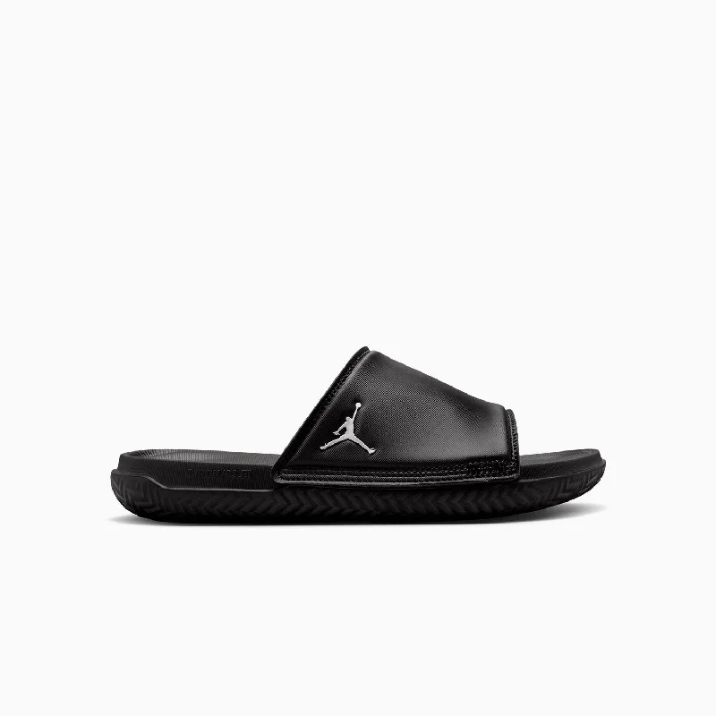 Men's Jordan Play "Black Metallic Silver" Slides