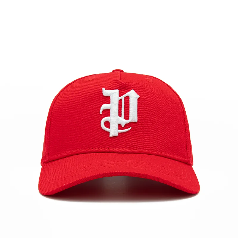 P Logo Hat 'Red'