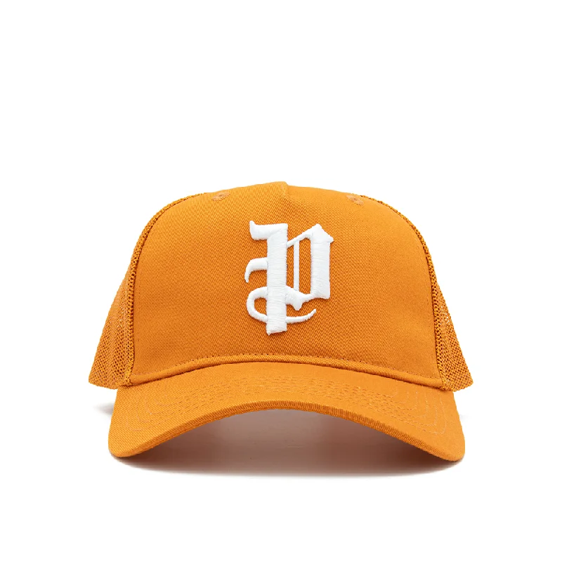 P Logo Trucker Hat 'Orange'