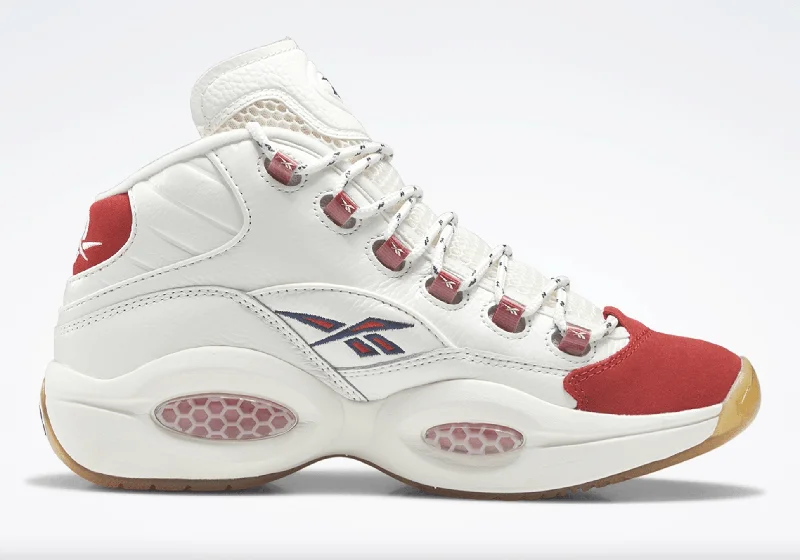 Reebok Question Mid Vintage Red Toe