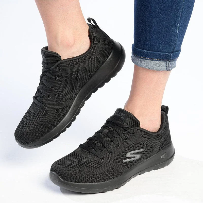 Skechers Go Walk Joy Lace Up Sneaker - Black