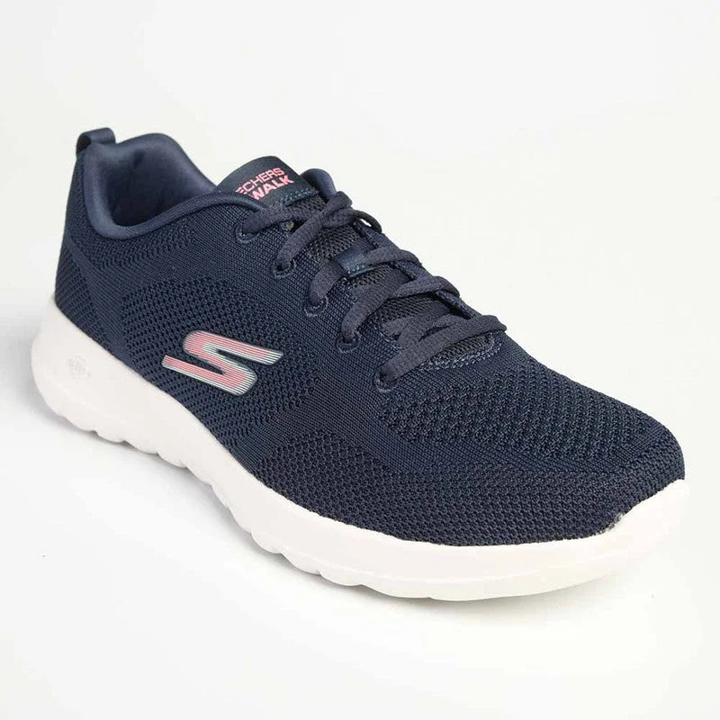 Skechers Go Walk Joy Lace Up Sneaker - Navy